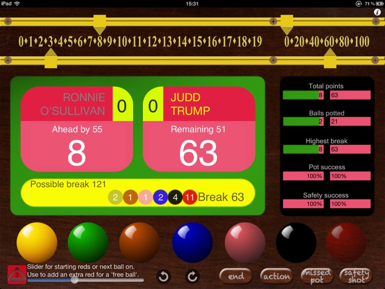 Snooker Scoreboard HD