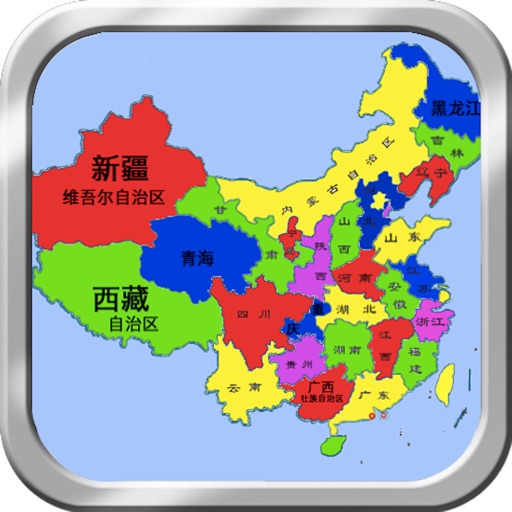 China Puzzle Map Icon
