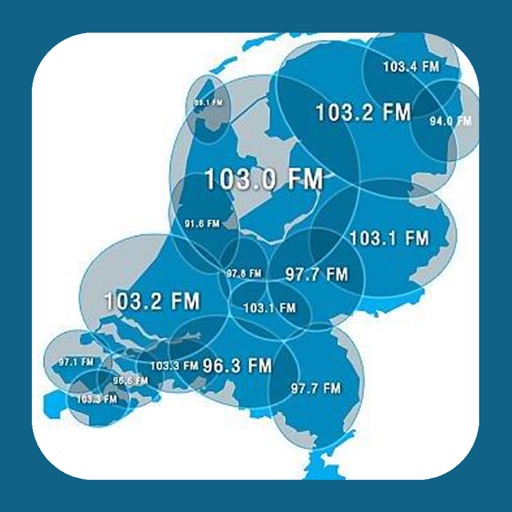 Alle radio-frequenties in Nederland via GPS icon