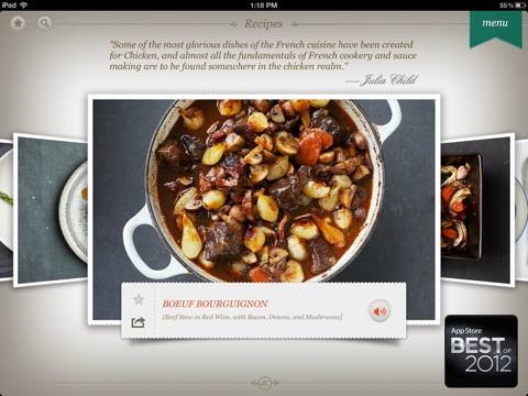 Mastering the Art of French Cooking: Selected Recipes screenshot 2