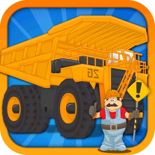 Mining Dump Truck, Bulldozer, Loader & Excavator Heavy Machine Racing Challenge Madness - by Top Free Fun Games iOS App