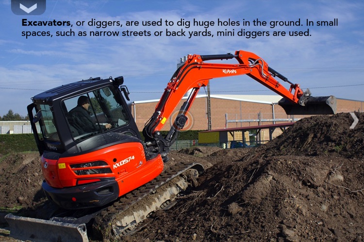 Diggers and other Heavy Equipment
