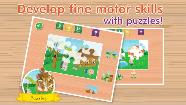 Kids Apps ∙ The Three Little Piggies and Big Bad Wolf.(圖4)-速報App