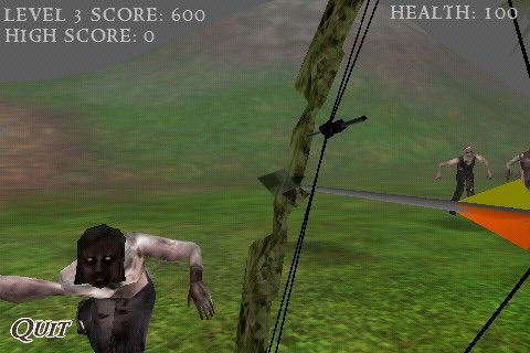 Zombie+Bow+Kill+Free screenshot 2