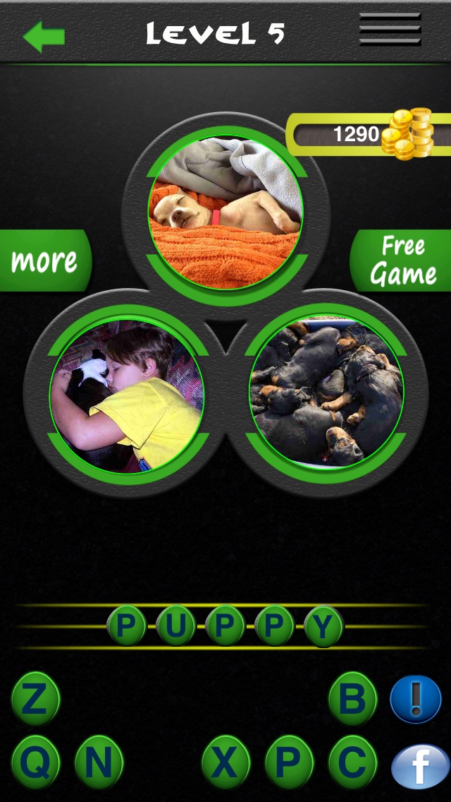 Pics N' Word - Search one best text phrase in three scrambled tile picture 1.2 IOS -