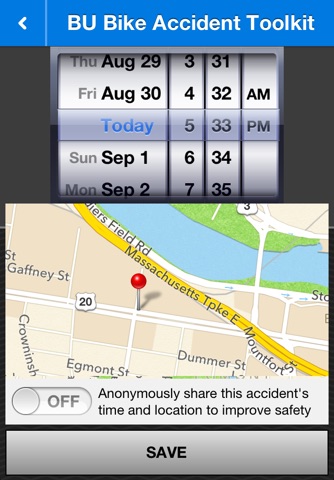 BU Bike Accident Toolkit screenshot 4