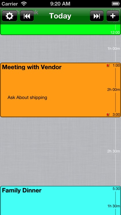 Today - Daily Schedule
