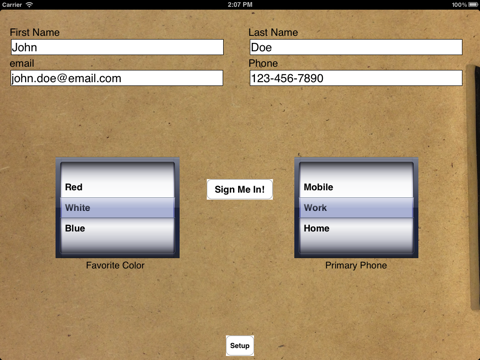 Sign-In Sheet - Collect Attendee Information screenshot 2