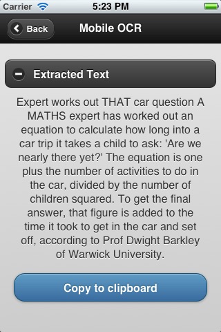 Mobile OCR Pro screenshot 3