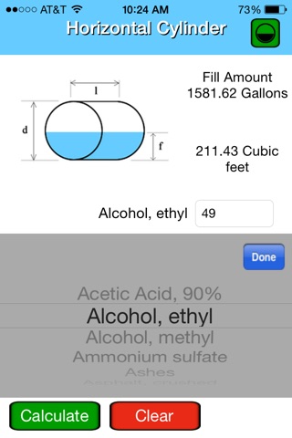 Tank Calculator screenshot 2