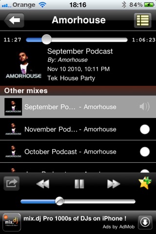 Amorhouse by mix.dj screenshot 2