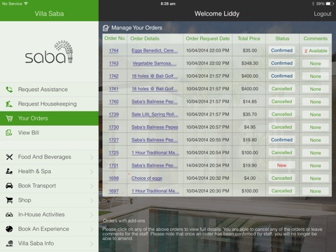 Villa Valet screenshot 4