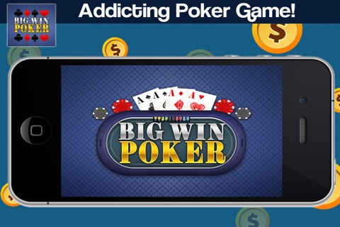 Big Win Poker Game - Classic High Stakes King of Cards screenshot 3