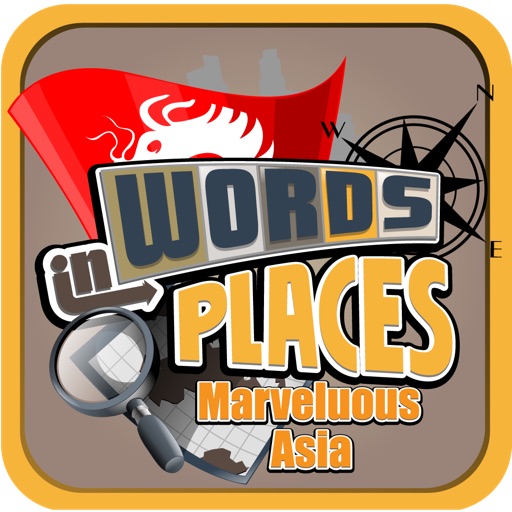 Words In Places - Marveluous Asia iOS App