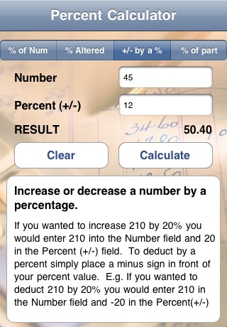 Percentage Calculator screenshot 3