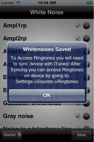 White Noise Ringtones screenshot 4