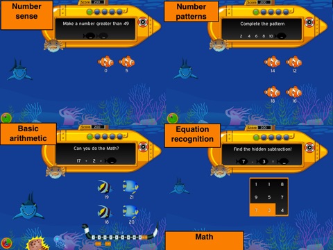 Murky Reef Lite - 1st - 2nd Grade Reading, Science & Math screenshot 4