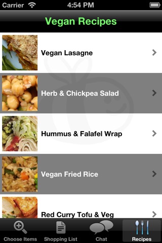 Vegan Shopping List & Recipes – Your guide to healthy vegan eating screenshot 2