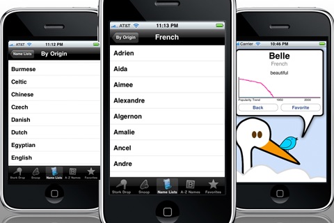 Stork Drop - Baby Names screenshot-3