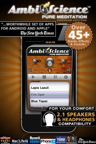 Pure Meditation Premium* | AmbiScience™ • Binaural & Isochronic Ambient Meditation Utility