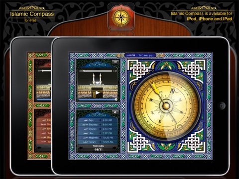 Islamic Compass for iPad - Prayer Times & Qibla screenshot 3
