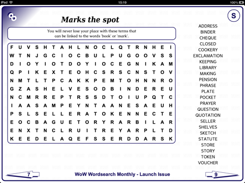 WoW Wordsearch Monthly screenshot 3