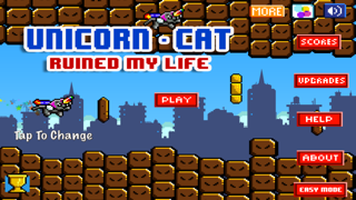 Unicorn-Cat Ruined My Life: Impossible Magic Rainbow Side-Scroller Survival On A Crazy Little Adventureのおすすめ画像4