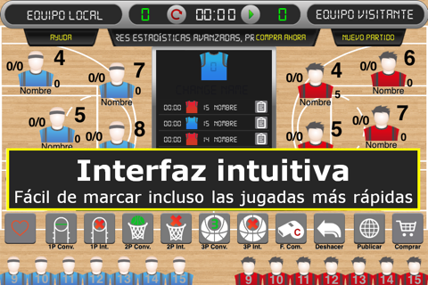 LetsBasket [Free! Your Hoop Stats and Score Book, Scoreboard, Timer and Scouting for coach & parents] screenshot 2