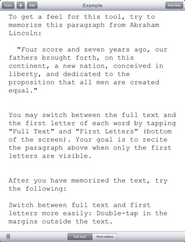 Text-to-First-Letters screenshot 3