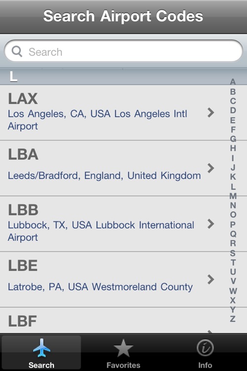 Airport Codes