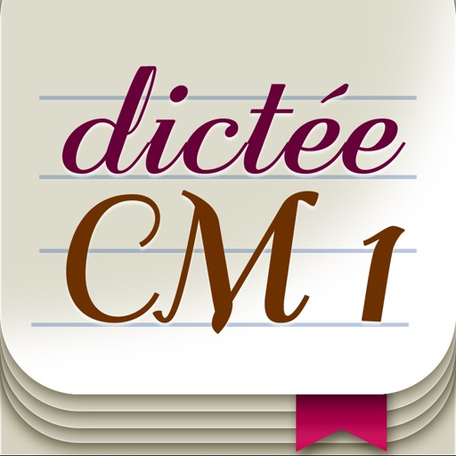 Dictée CM1, cahier de vacances dédié à l'orthographe, dictées CM1, français CM1 icon