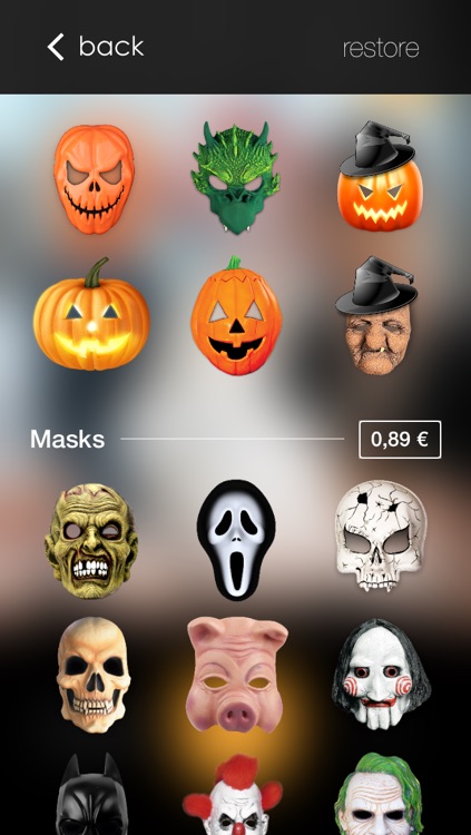 Boo Halloween - Funny and Scary Masks with Face Recognition screenshot-3