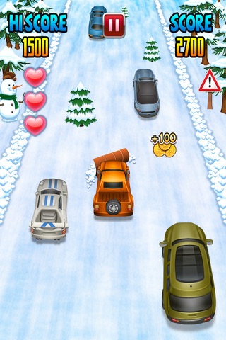 Snow Plow Truck Driver FREE - Race The Storm! screenshot 2