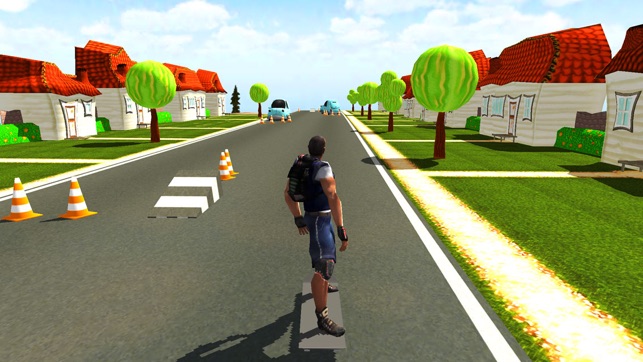 Downhill Skateboard 3D Free(圖2)-速報App