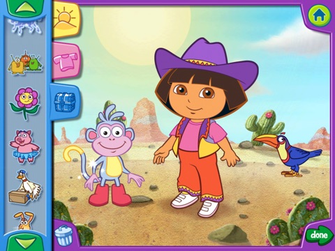 Dora's Dress-Up Adventures HD screenshot 2