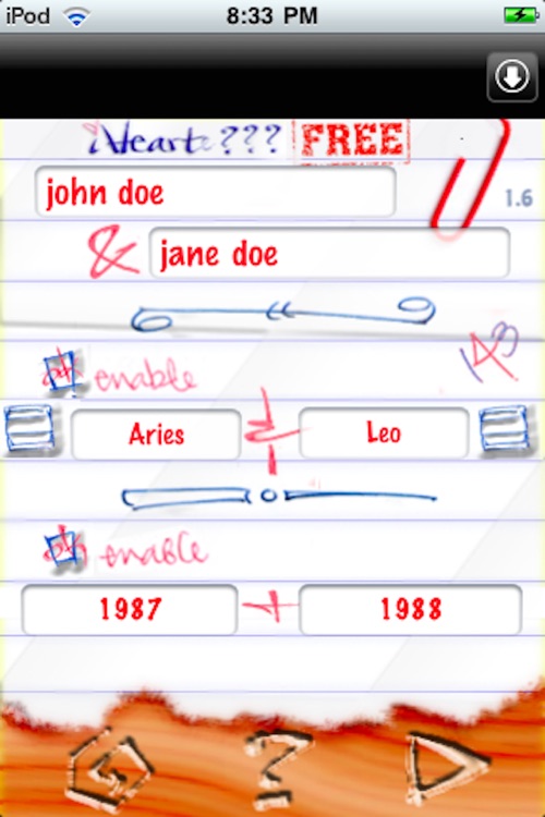 iHeart Love Compatibility Match Calculator Free: Classic Version - Test Your Crush!
