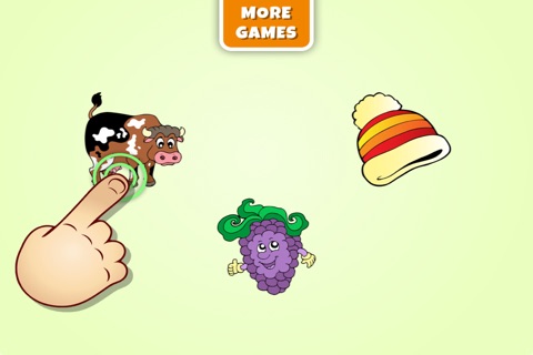 An Educational Shape Matching Game for Kids and Toddlers - Food, Farm and Outfit Edition screenshot 3