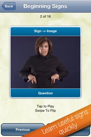 Baby Sign Language Beginner Signs - 400 ASL Signs screenshot 4