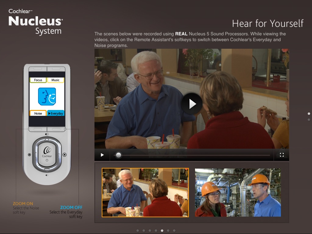 Dual Mic Zoom Technology from Cochlear screenshot 3