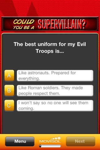 Could you be a Supervillain? screenshot 2