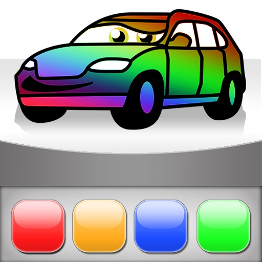 Cars Painting for iPad *KIDS LOVE* iOS App