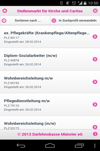 DKM Stellenmarkt Mobile screenshot 4