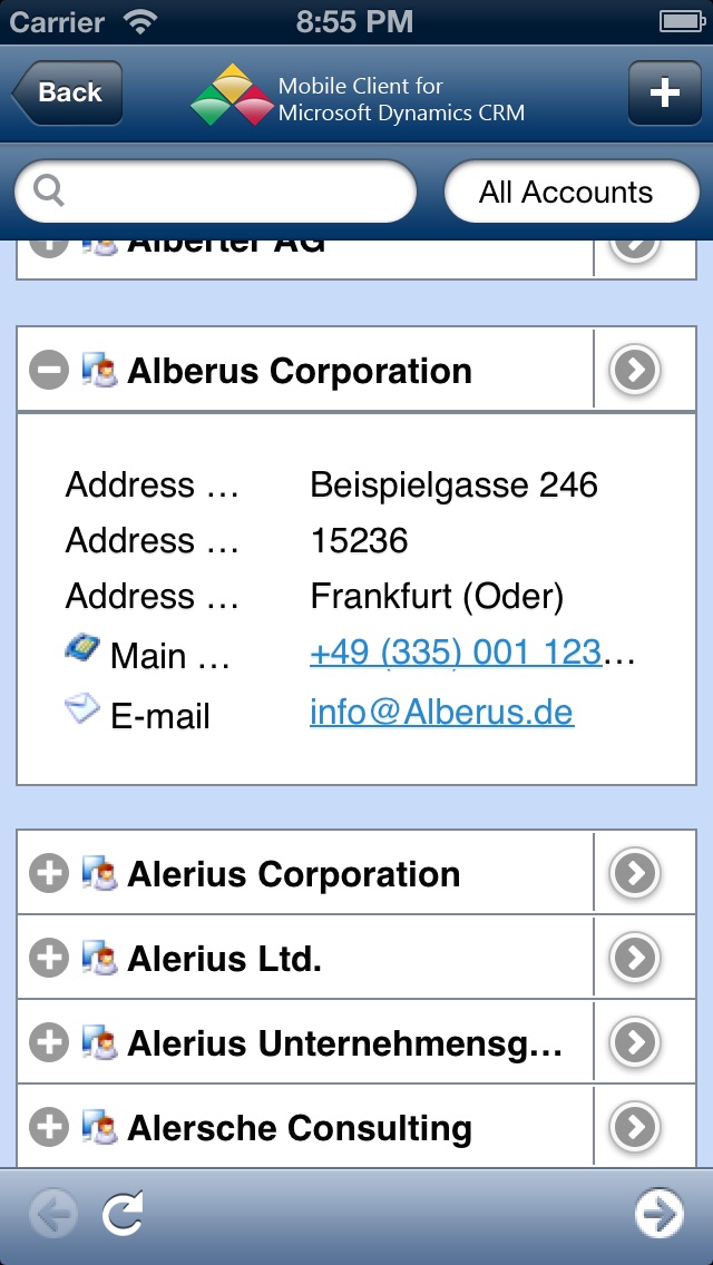 Mobile Client for Microsoft Dynamics CRM R3のおすすめ画像2