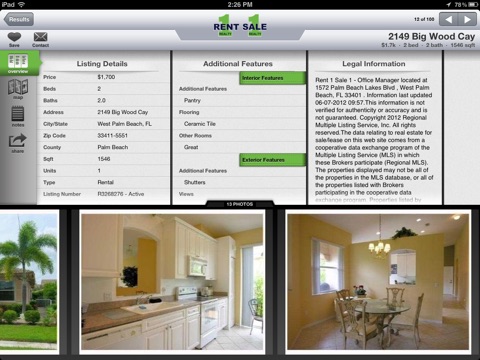 R1S1 Realty  for iPad screenshot 2