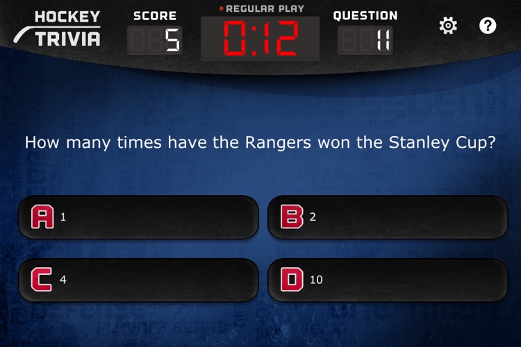 New York Rangers - Hockey Trivia Lite