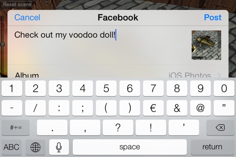voodoo doll 3D screenshot 2