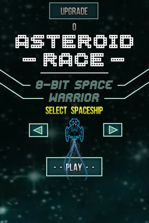 宇宙的的賽車遊戲免費 (Asteroid Race - 8-bit Space Warrior Racing Game (圖2)-速報App