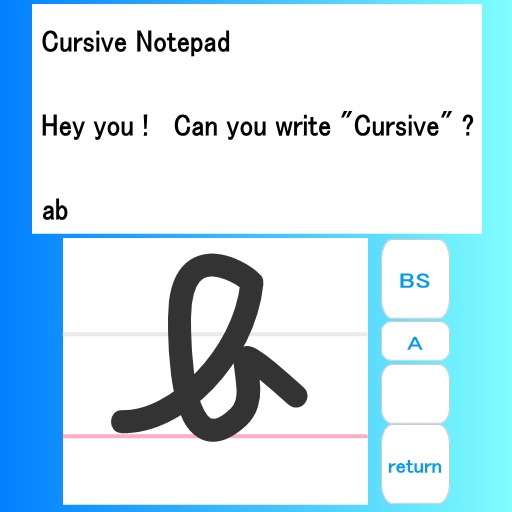 Cursive Notepad