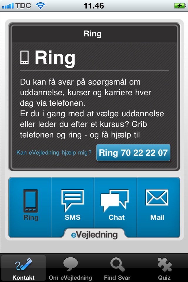 eVejledning screenshot 2