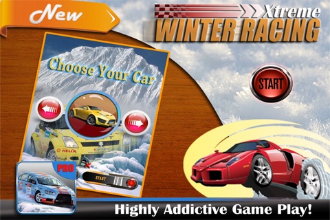 Winter Games Extreme Racing FREE : A Real 4X4 Super Cars offRoad Snow Rally screenshot 2